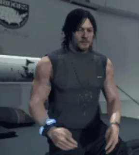 ✌ Norman Reedus actor, hombre, persona, masculino telegram sticker