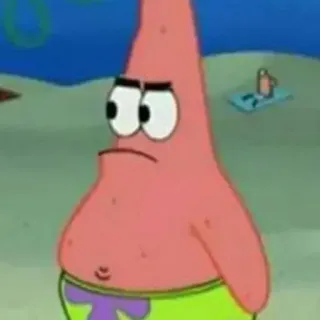 👊 Patrick Star Spongebob Squarepants การ์ตูน, ปลาดาว, แพทริก, สพันจ์บ็อบ, ชายหาด telegram sticker