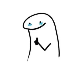 🌟 Meme, Menangis, Jempol ke atas, Gambar, Emosional telegram sticker