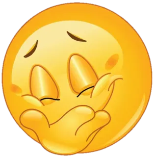 😅 Emoji, Cium, Wajah, Ekspresi, Kuning telegram sticker