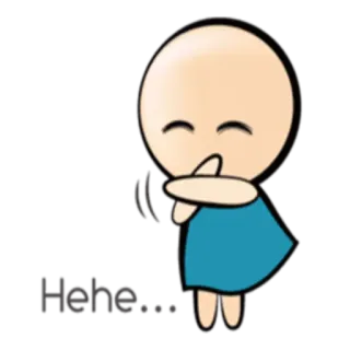 😂 Hehe... 만화, 캐릭터, 표정, 웃음, 행복 telegram sticker