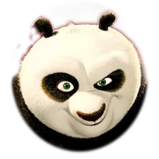 😠 Po Kung Fu Panda Panda, Kung Fu Panda, Dibujos animados, Divertido, Dreamworks, Película whatsapp sticker