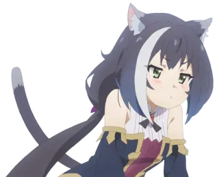 ❤️ Anime, Catgirl, Schattig, Kawaii, Manga, Personage whatsapp sticker