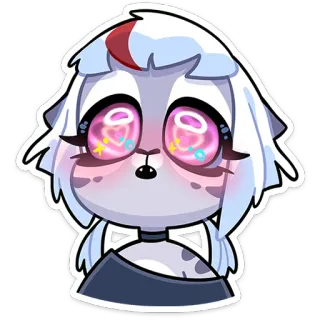🌟 狼, 动漫, 卡通, 贴纸, 兽人, 可爱, 卡哇伊 telegram sticker