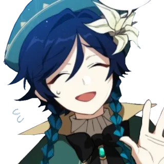 😅 Venti Genshin Impact Anime, Jogo, Genshin Impact, Venti, Personagem telegram sticker