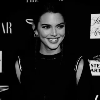 ⚓️ Kendall Jenner celebridad, modelo, persona, mujer, actriz, retrato telegram sticker