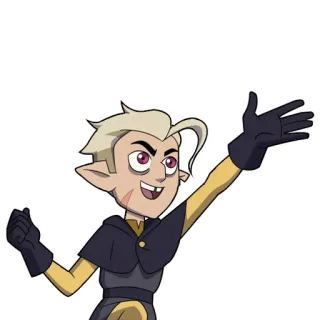 🤪 Hunter The Owl House Animación, Dibujos animados, Disney, Personaje, Owl House, Hunter, Fanart, Fantasía telegram sticker