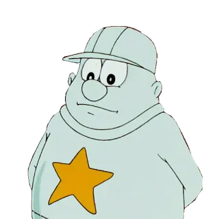 😏 cartoon, character, animated, star, person whatsapp sticker