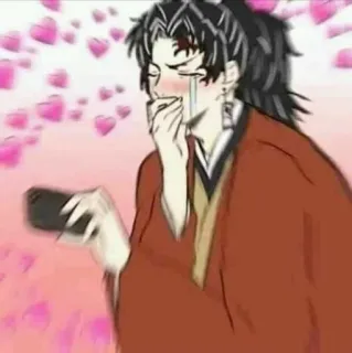 💗 Anime, Hart, Liefde, Sticker, Cartoon telegram sticker