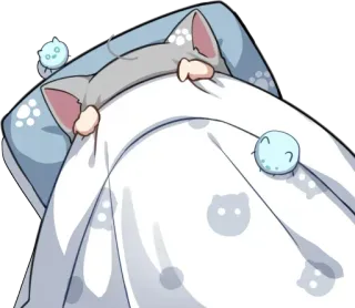 😻 cat, cute, sleeping, animal, kitten, pet whatsapp sticker