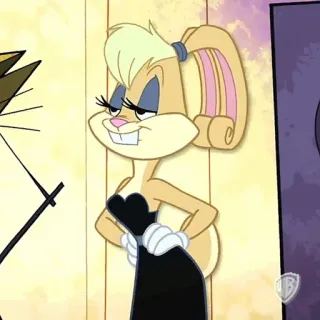 🥕 Lola Bunny Looney Tunes dibujos animados, animación, conejo, Looney Tunes, personaje telegram sticker