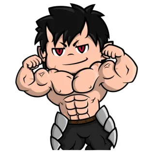 Chibi Demon for @Endless_Trouble whatsapp stickers