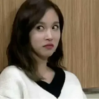 😳 woman, asian, girl, kpop, meme telegram sticker