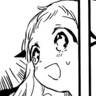 🍼 anime, manga, surprised, girl, cute telegram sticker