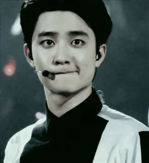 😶 D.O. K-Pop, Singer, Celebrity, D.O., EXO, Korean, Music telegram sticker