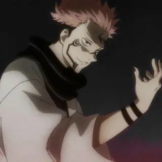 😈 Ryomen Sukuna Jujutsu Kaisen Anime, Cattivo, Maledizione, Sukuna, Jujutsu Kaisen telegram sticker