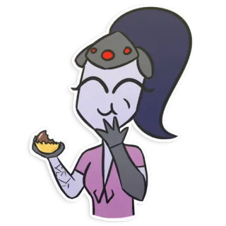 😌 Widowmaker Overwatch Widowmaker, Overwatch, character, video game telegram sticker