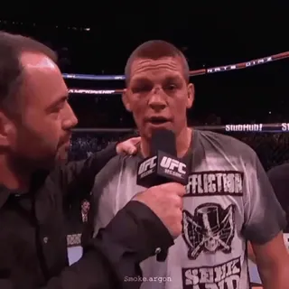🥴 Nate Diaz Nate Diaz, UFC, Joe Rogan, MMA, Kämpfer telegram sticker