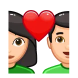 👩‍❤️‍👨 miłość, para, serce, romantyzm, związek, emoji telegram sticker