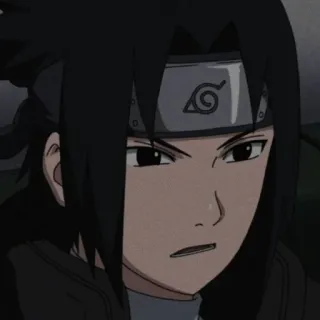 😒 Sasuke Uchiha Naruto anime, character, sasuke, naruto, ninja, manga telegram sticker