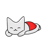 💤 mèo, ngủ, dễ thương, động vật, kawaii telegram sticker