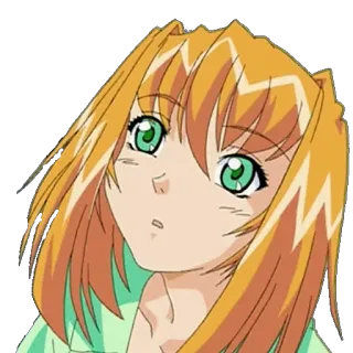 😦 Anime, Manga, Hoạt hình, Cô gái, Nhân vật telegram sticker