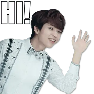 😀 HI! 안녕, 인사, 손 흔들기, 사람, 친절한 telegram sticker