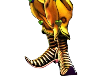 😎 bottes dorées, chaussures rayées, mode fantasy, vêtements pour jambes telegram sticker