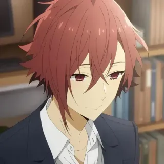 😊 Izumi Miyamura Horimiya Anime, Menino, cabelo ruivo, Horimiya, Mangá telegram sticker