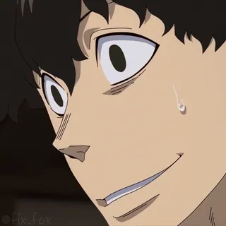 😥 Anime, Manga, Personaje, Dibujo, Expresión telegram sticker