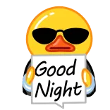 💤 Sally Line Friends Good Night whatsapp sticker