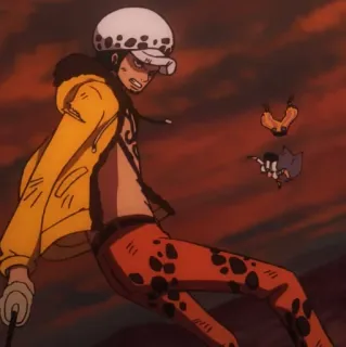 🫀 Trafalgar Law One Piece Anime, One Piece, Trafalgar Law, Charakter telegram sticker