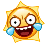 Sun Emoji telegram emojis ๐คฃ
