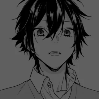 🪡 Anime, Manga, Anak laki-laki, Karakter, Sedih, Potret telegram sticker