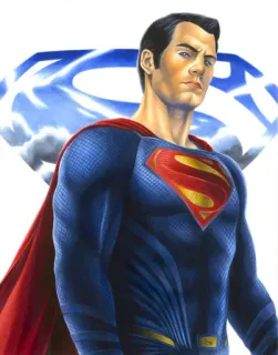 🦸 Superman superhero, comic book, DC Comics, Superman, Man of Steel, superpowers telegram sticker