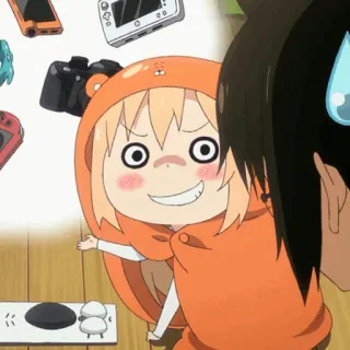 🍧 Umaru Doma Himouto! Umaru-chan anime, cartoon, funny, cute, manga telegram sticker