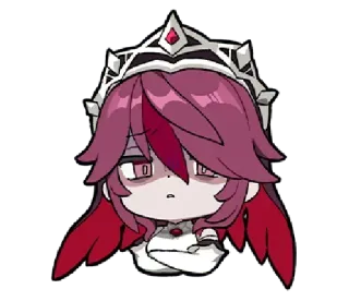 👿 Rosaria Genshin Impact anime, game, rosaria, chibi, character telegram sticker