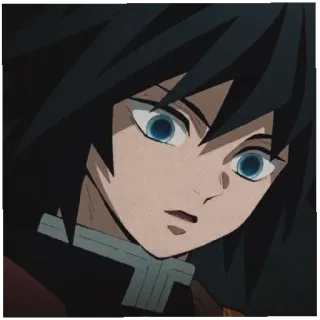 🌊 Giyu Tomioka Demon Slayer Аниме, Клинок рассекающий демонов, Гию Томиока, Манга, Хашира telegram sticker