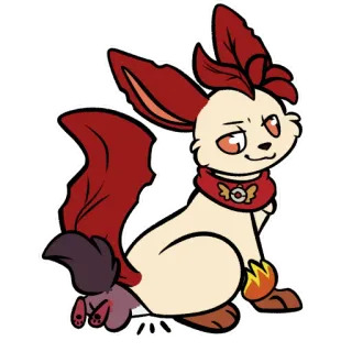 🍑 Flareon Pokemon telegram sticker