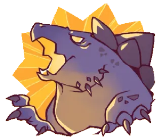 🐙 괴물, 만화, 동물, 생물 telegram sticker