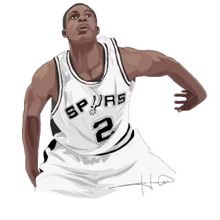 😦 Pallacanestro, Atleta, Sport, Spurs telegram sticker