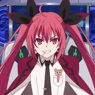 🔥 anime, girl, red hair, character, female, cartoon telegram sticker