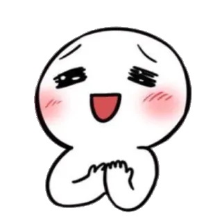 😍 cute, emoji, happy, cartoon, character telegram sticker