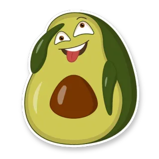 Avocado family telegram stickers