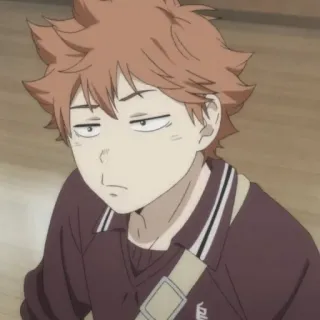 🏐 Hinata Haikyuu!! Anime, Haikyuu, Hinata, Personaje, Pelo naranja, Manga telegram sticker
