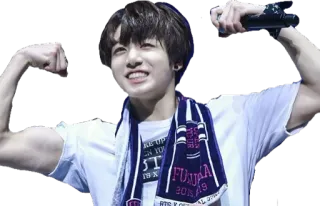 😬 Jungkook kpop, bts, jungkook, idol, singer, muscle telegram sticker