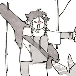 🩹 Venti Genshin Impact Anime, Genshin Impact, Venti, Personnage telegram sticker