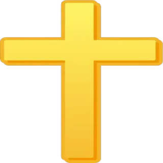 ✝️ cross, religion, symbol, Christianity, faith telegram sticker