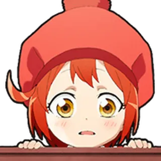🩸 Red Blood Cell Cells at Work! Anime, Cells at Work, Rotes Blutkörperchen, Süß, Kawaii, Charakter whatsapp sticker