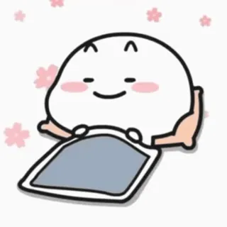 😂 fofo, adesivo, desenho animado, blob, feliz whatsapp sticker